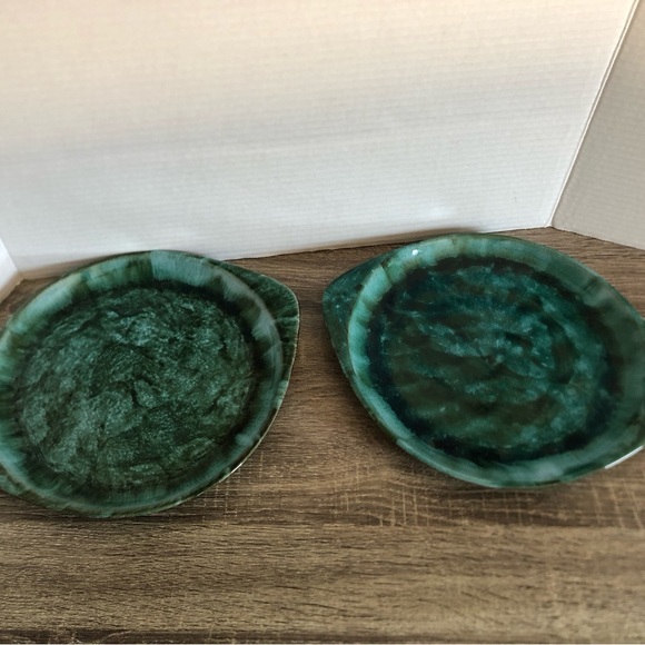 Vtg Blue Mountain Pottery Serving Plates with Handles - Picture 3 of 9